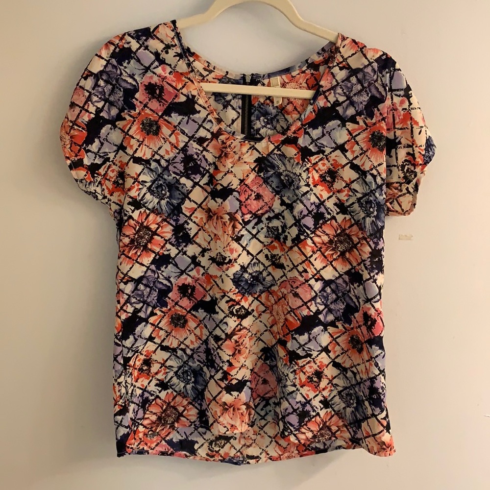 flower detail professional shirt